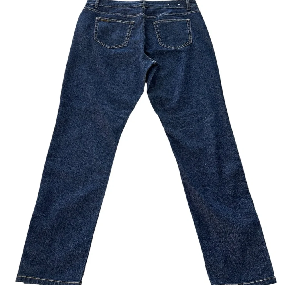 Michael Kors Jeans Skinny High Rise Ankle Button Dark Wash Denim Women’s Size 12